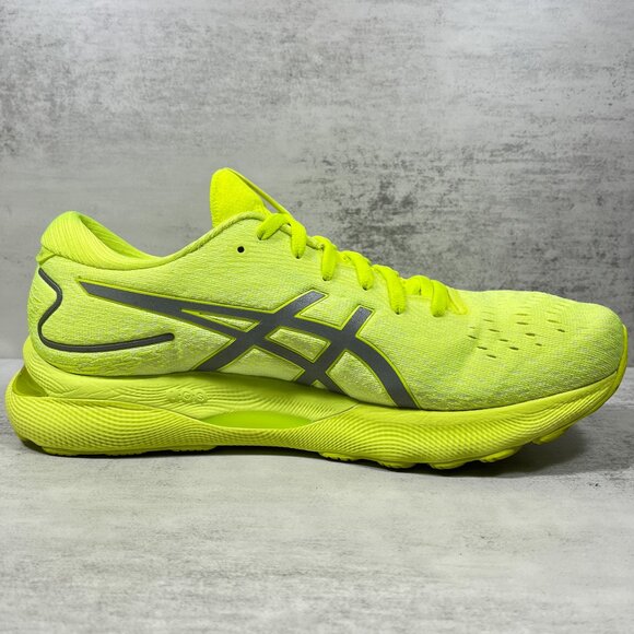 Asics Gel Nimbus 24 Running Shoes - Men's Size 10 - Safety Neon Yellow - Picture 2 of 10